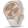 Часы GARMIN VIVOMOVE TREND с безелем персикового цвета с корпусом цвета слоновой кости и силиконовым ремешком 010-02665-01